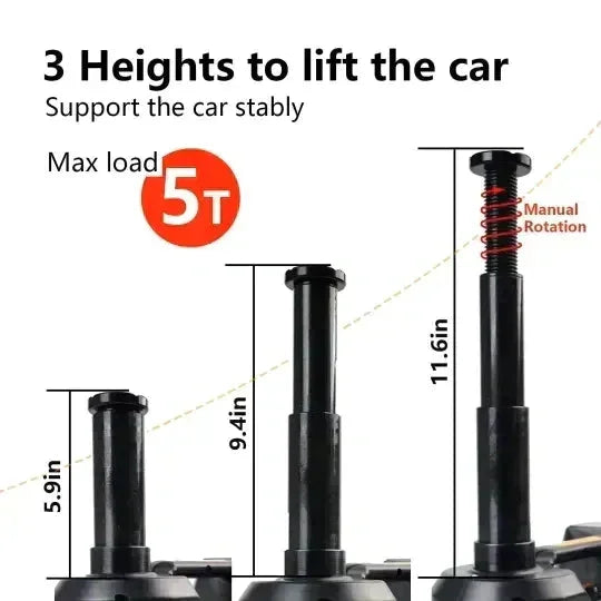 3-in-1 elektrische hydraulische autokrik