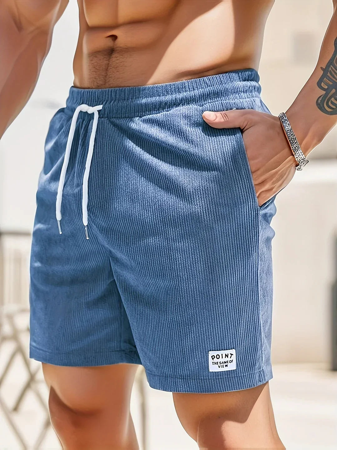 ALESSIO - CORDUROY SHORTS VOOR HEREN