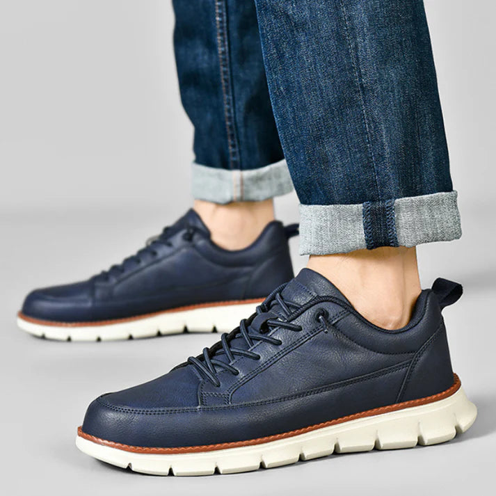 Maverick leren sneakers