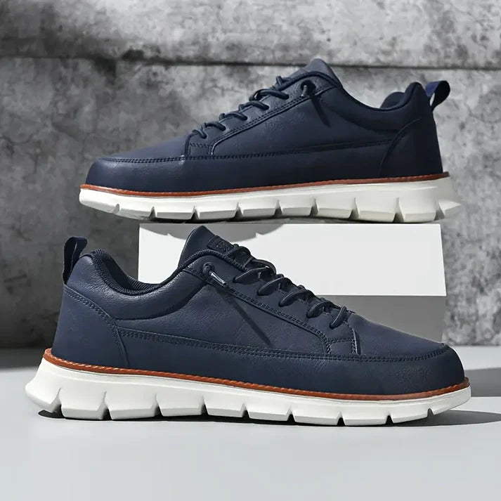 Maverick leren sneakers