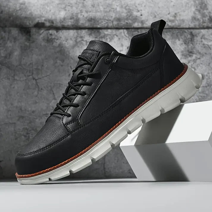 Maverick leren sneakers