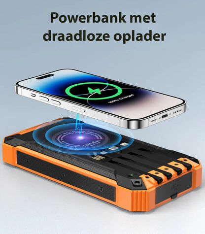 Draadloos Oplaadstation SunEnergy PRO - Nooit meer zonder Stroom!