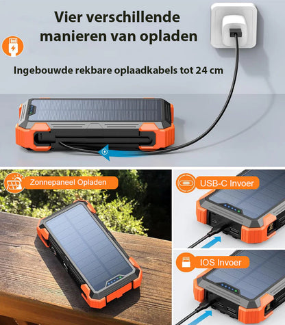 Draadloos Oplaadstation SunEnergy PRO - Nooit meer zonder Stroom!