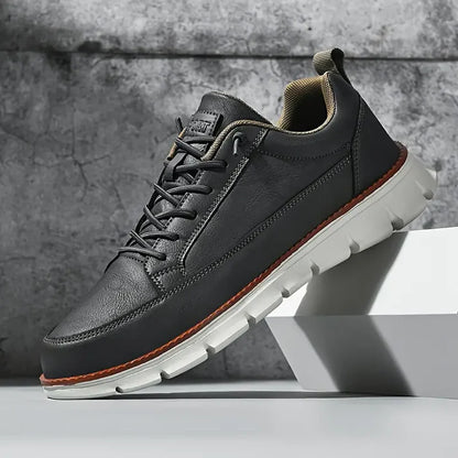 Maverick leren sneakers