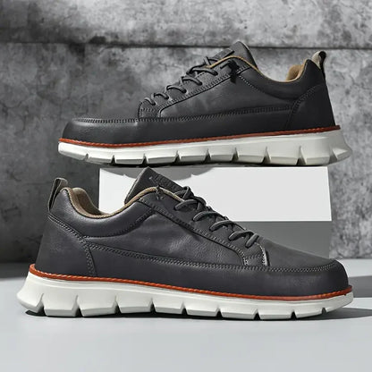 Maverick leren sneakers